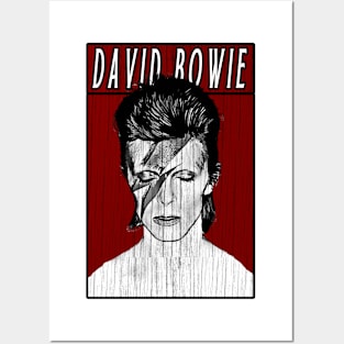 Retro Vintage Bowie Posters and Art